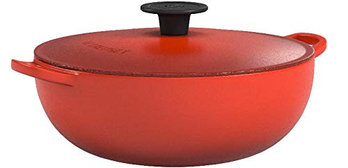 Amazon｜Le Creuset (ルクルーゼ) 両手鍋 チェリーレッド 18cm